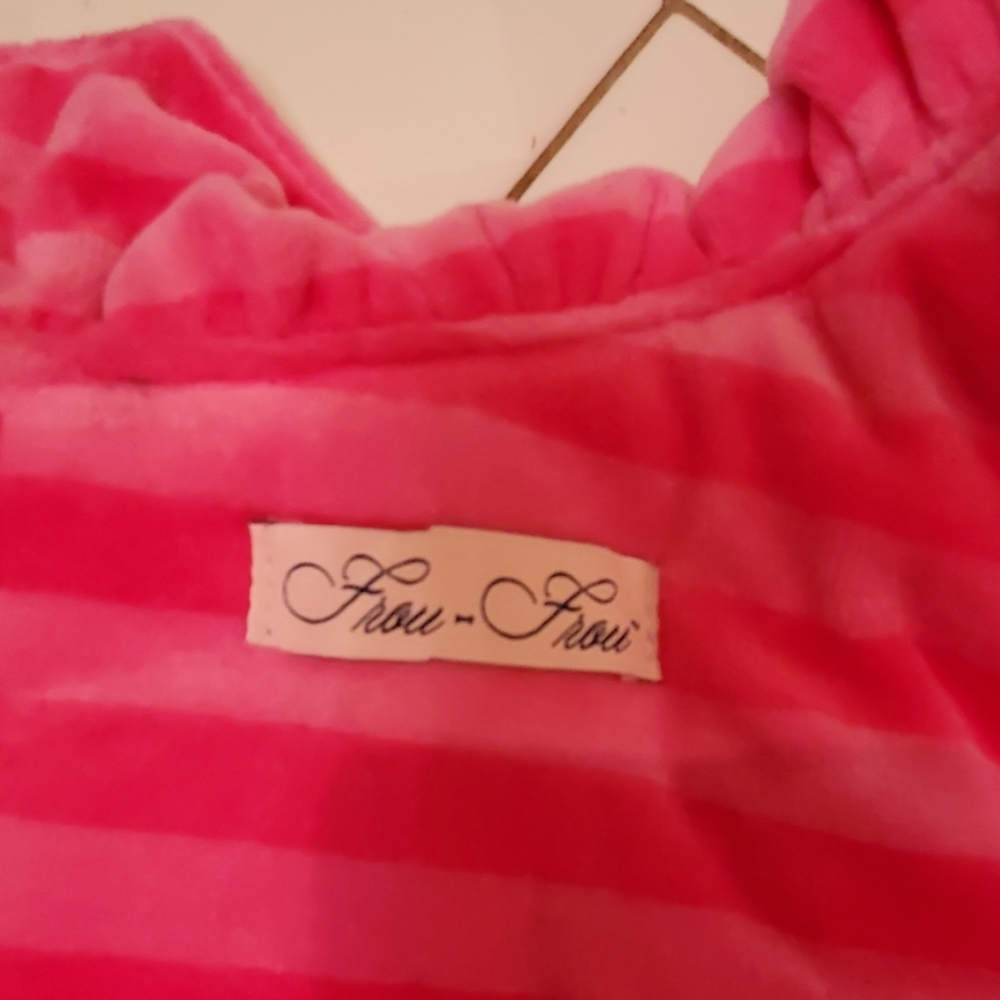●SOLD● Frou-Frou 💝 Valentine Heart Pink dog coat - Picture 5 of 16